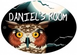 Personalised Owl Door Sign